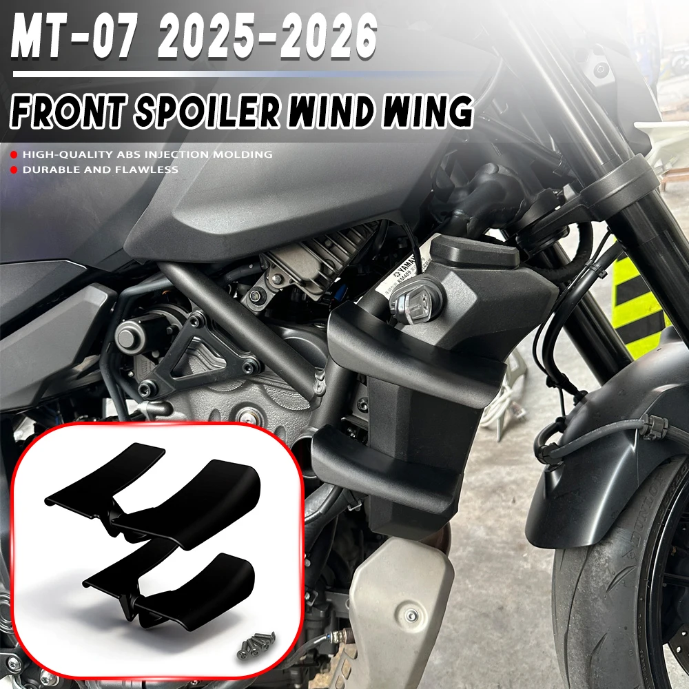 

For YAMAHA MT-07 2025-2026 Winglet Aerodynamic Wing Deflector Spoiler MT07 2025 2026 Motorcycle Accessories Fairing Side