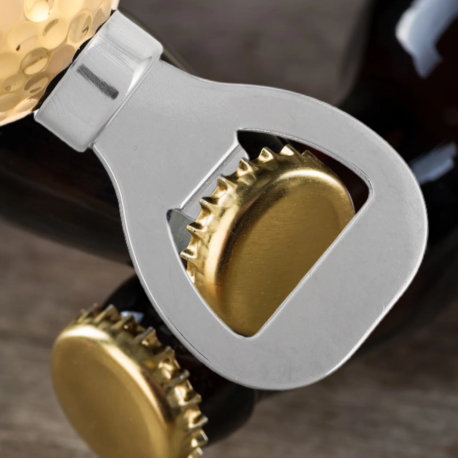 

Golf Bottle Opener Gold Stainless Steel Keychain Camper Beer Opener Raffle Prize Business Present Souvenir Multi functional Team