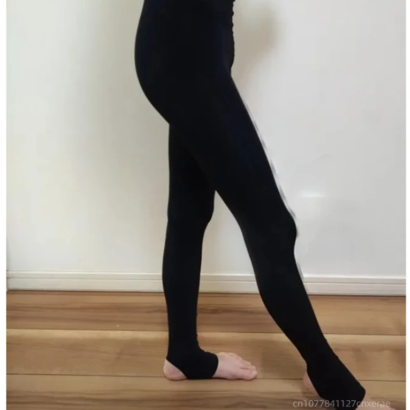 Ballet Dance Socks, Girls' Base Foot Stepping Summer Thin 60D, Adult Professional Grading One-piece Pantyhose for Girls