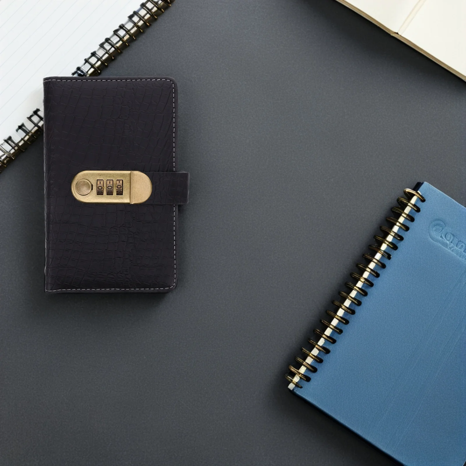 Save Money Challenge Binder Password Lock PU Cover 100 Envelopes Budget Planner Organizer Savings Tracking Financial Goals Book