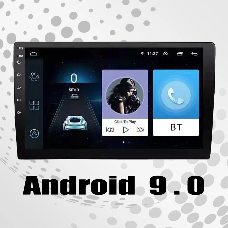 قیمت Android 9.0 Car Dvd Player Screen Car Cd Player Car Radio Blue Tooth Mp3 Player