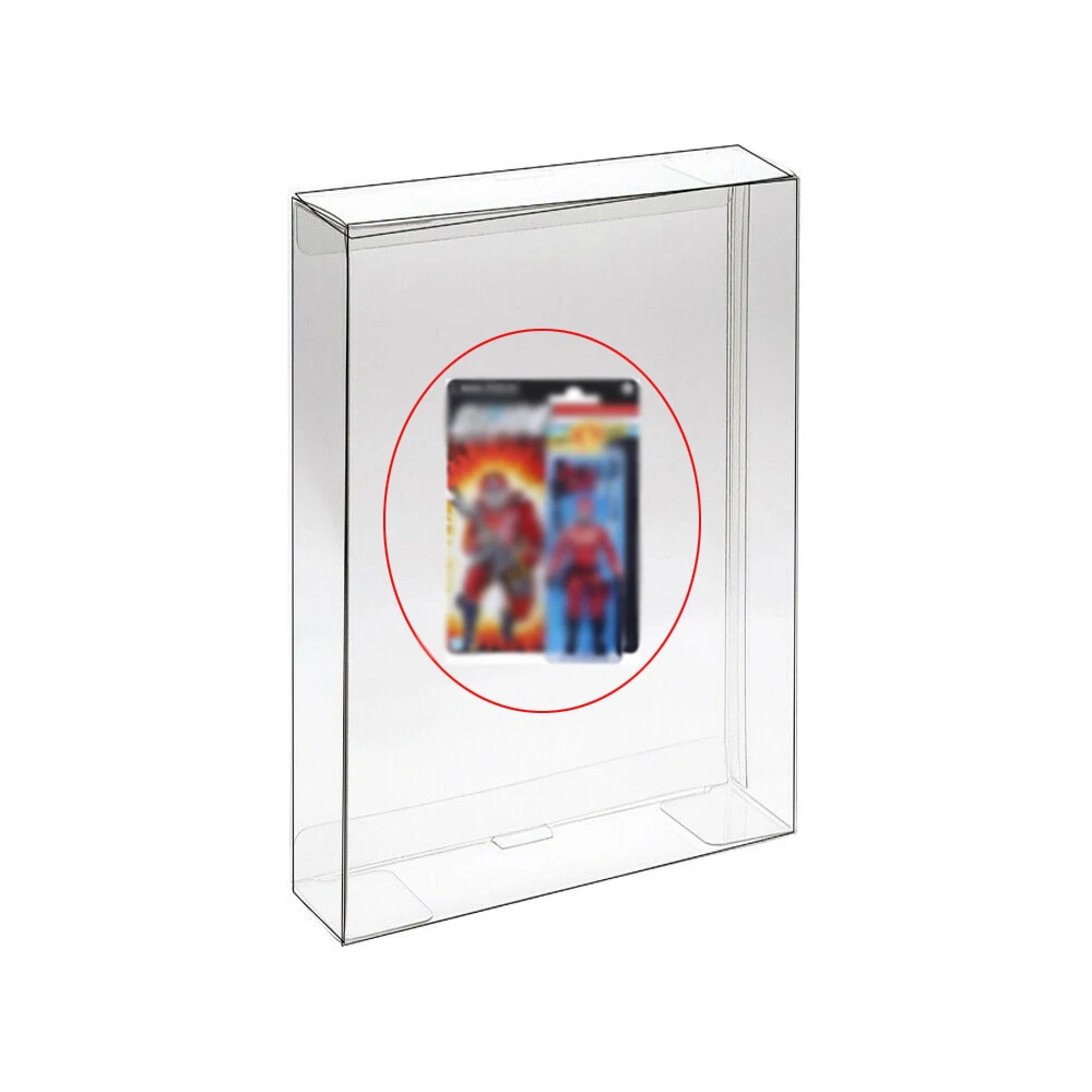 RUITROLIKER 10PCS Box Protector Clear Protection Case Display Box for G.I. JOE CLASSIFIED Retro 6