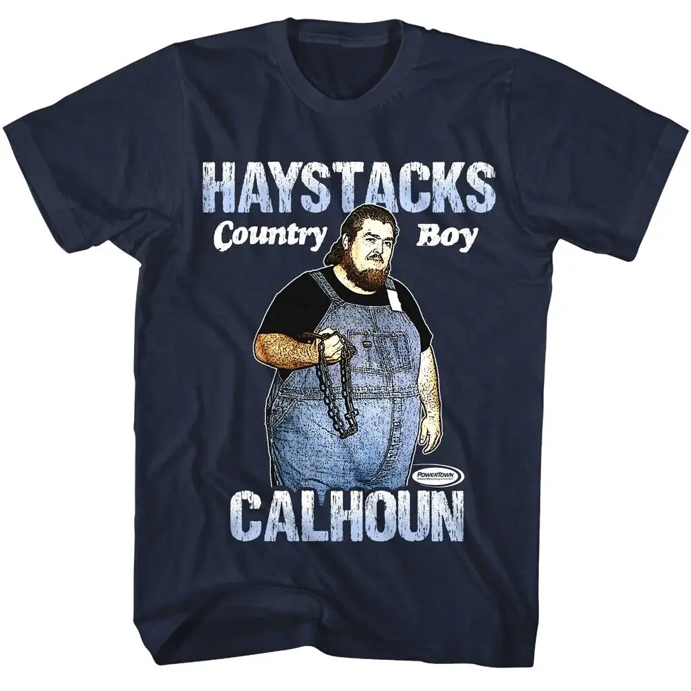 Powertown Haystacks Calhoun Men's T Shirt Country Boy Wrestling