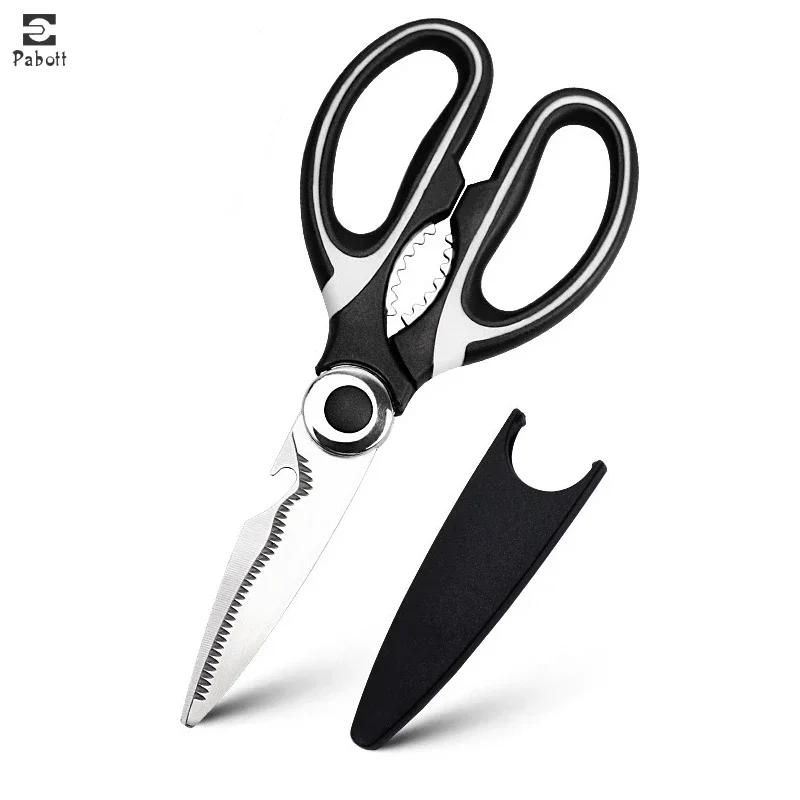 Stainless Steel Scissors Multipurpose Purpose Shears Tool for Meat Vegetable Barbecue Tool Cut Garden Kitchen Supplies