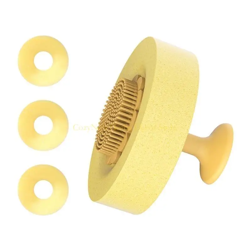 92MF Silicone Sponge Kitchen Scrubber Set Suction Cup for Nonstick Cookware Cleaning