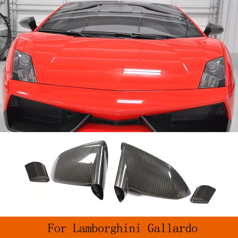 

Сменные крышки зеркал из сухого углеродного волокна для Lamborghini Gallardo LP550 LP560 LP570 2008-2014, крышка бокового зеркала заднего вида
