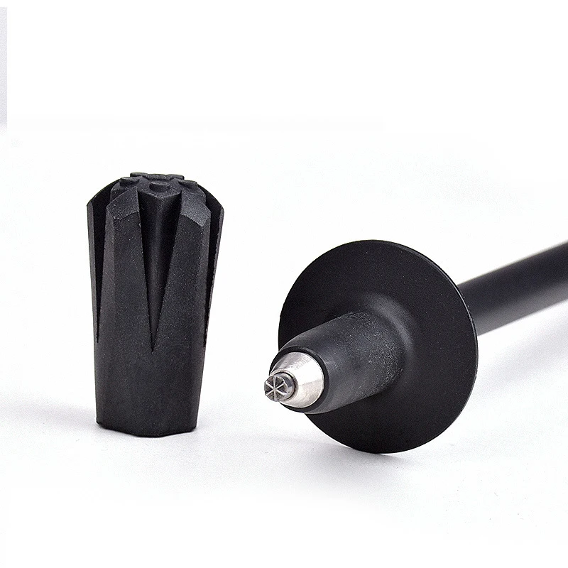 عمود الرحلات قابل للطي من ألياف الكربون خفيف للغاية وقصير للغاية تلسكوبي خارجي عبر البلاد للجري والمشي لمسافات طويلة