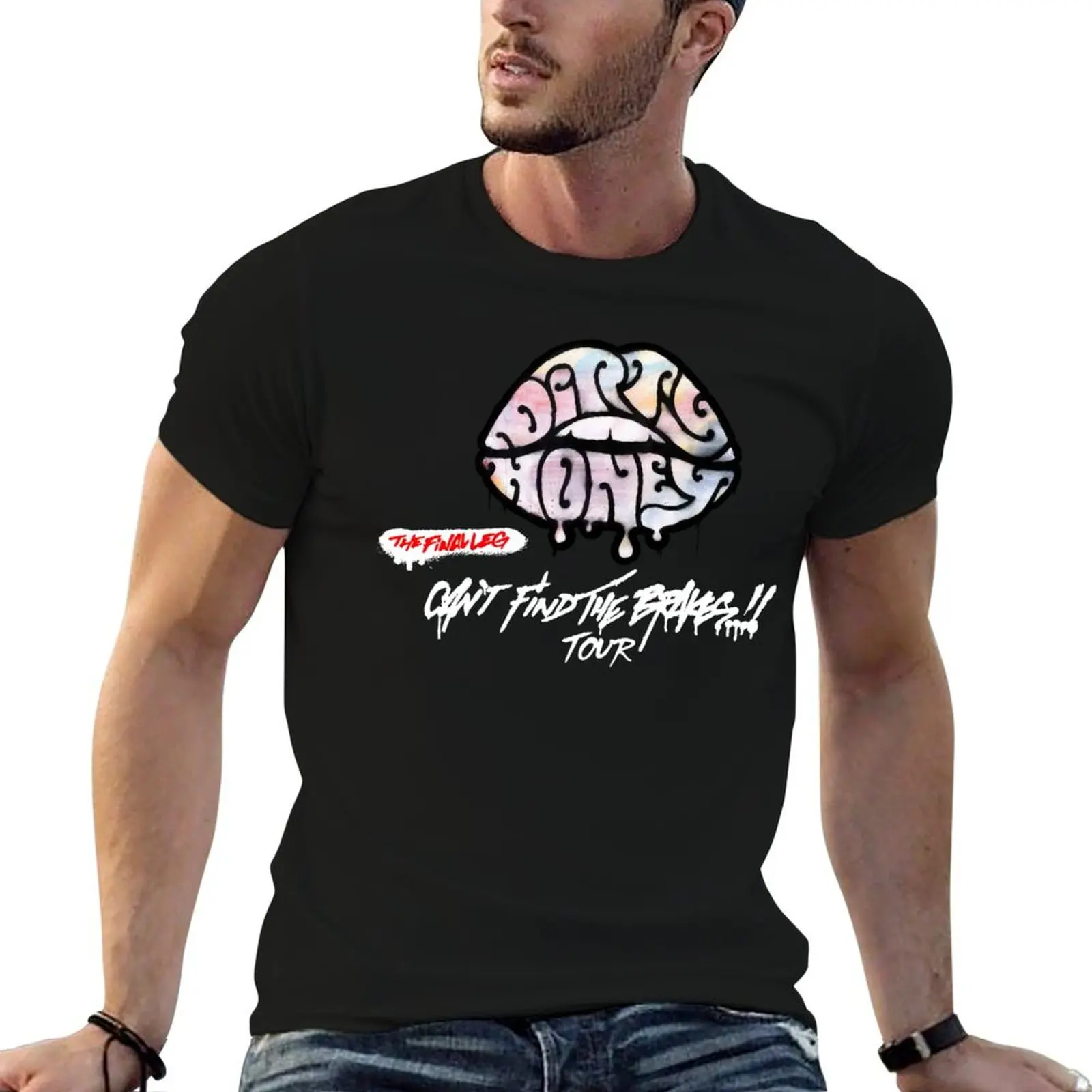 Dirty Honey Cant Find The Brakes Tour 2024 Final Leg Shirt T-Shirt Festive Simple T-Shirt