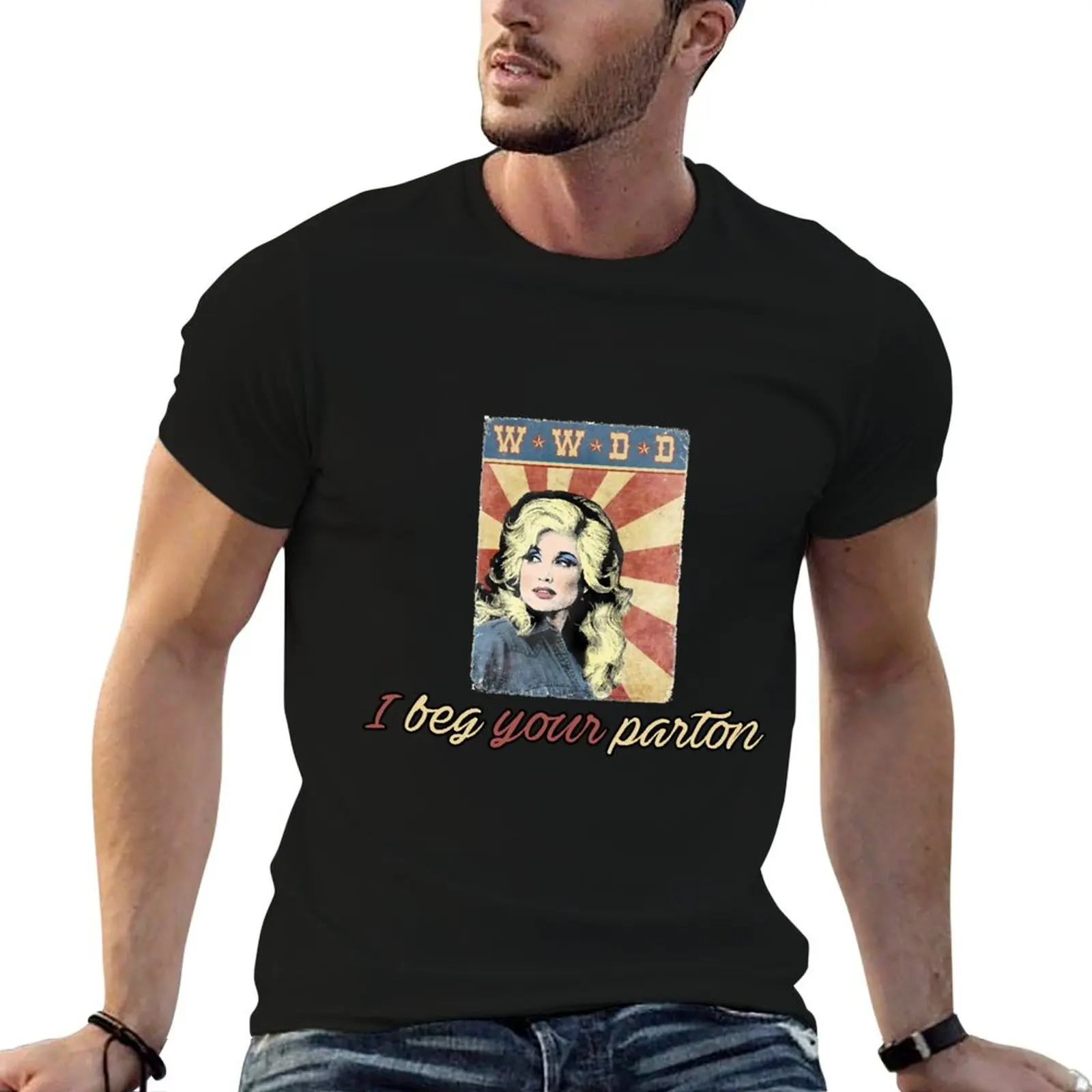 

man shirt designer for your t lovers parton T-Shirt vintage dolly t man w.w.d.d i graphic beg gift shirt