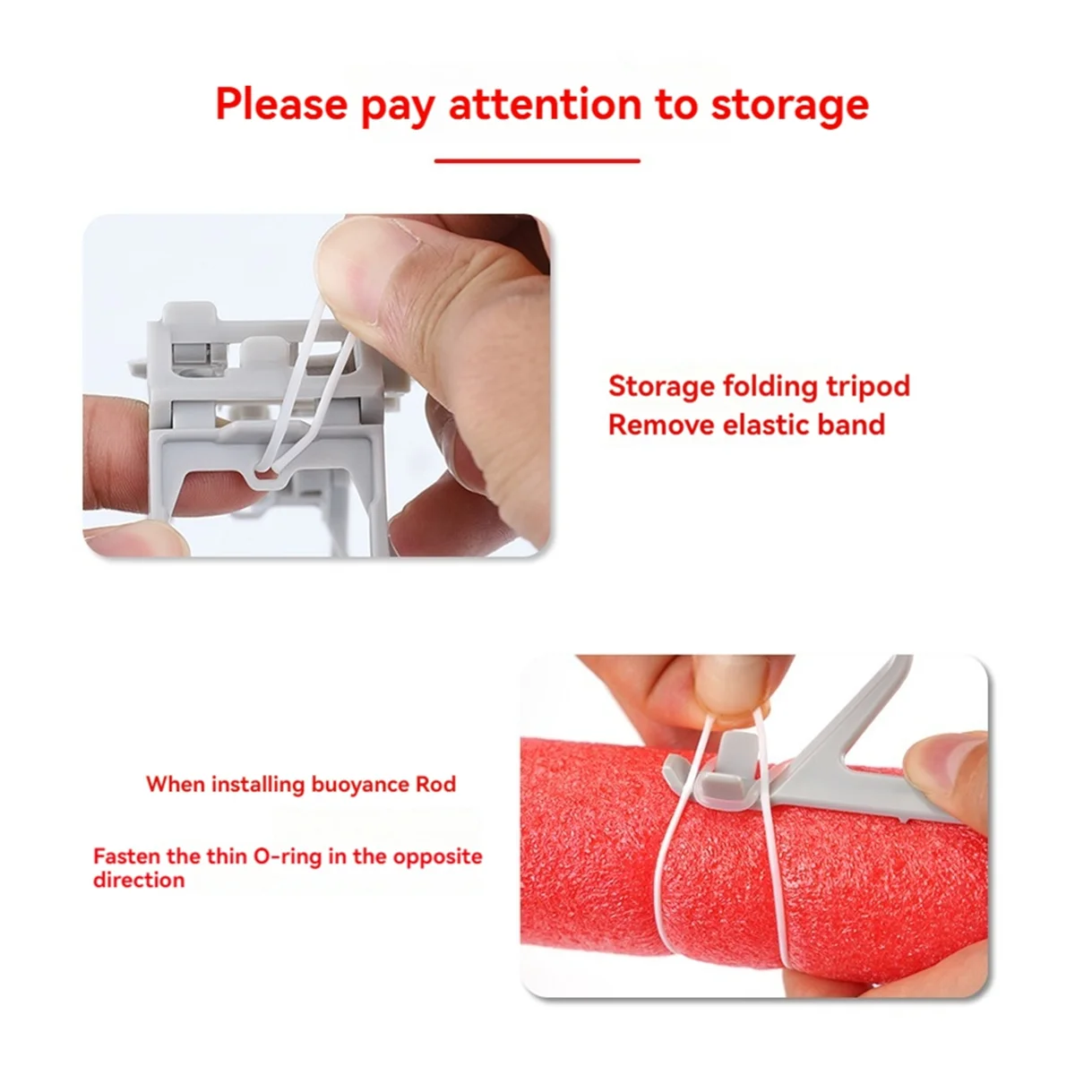 مجموعة أدوات تعويم انزلاقية قابلة للطي لمعدات الهبوط المائية بدون طيار Mini 3 PRO على ملحقات معدات التدريب على المياه