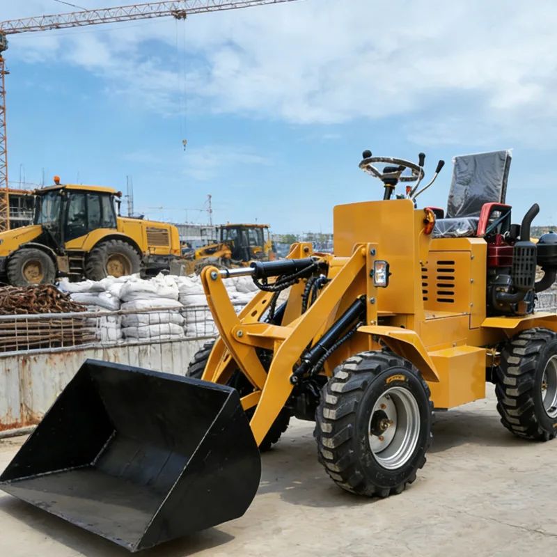 New Model Small Diesel Wheel Loader Articulated Mini Front End Telescopic CE EPA Engine 4WD Load for Farm Construction Mining