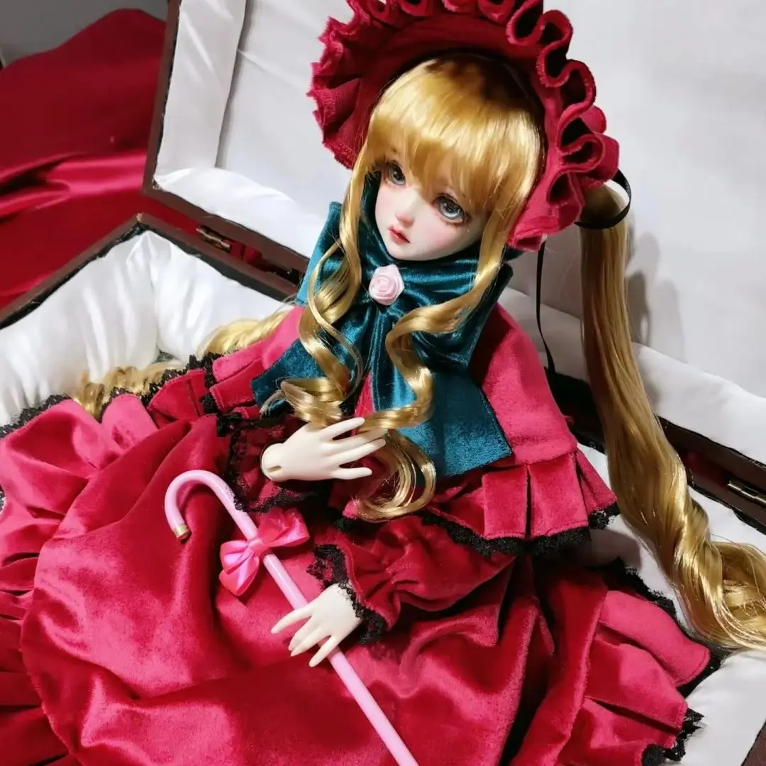 新しいフルセットの目が含まれています！-シンク・ショーンク-ローゼンメイデン-最高品質-1-3-bjdドール-sd服-ウィッグ-靴-女の子-子供-ギフト