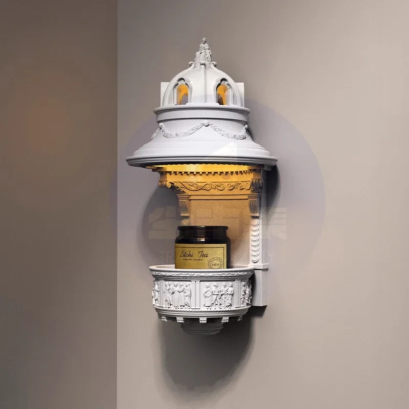 altar corridor aisle plaster lamp embedded living room embedded external wall lamp ambient aromatherapy waelting