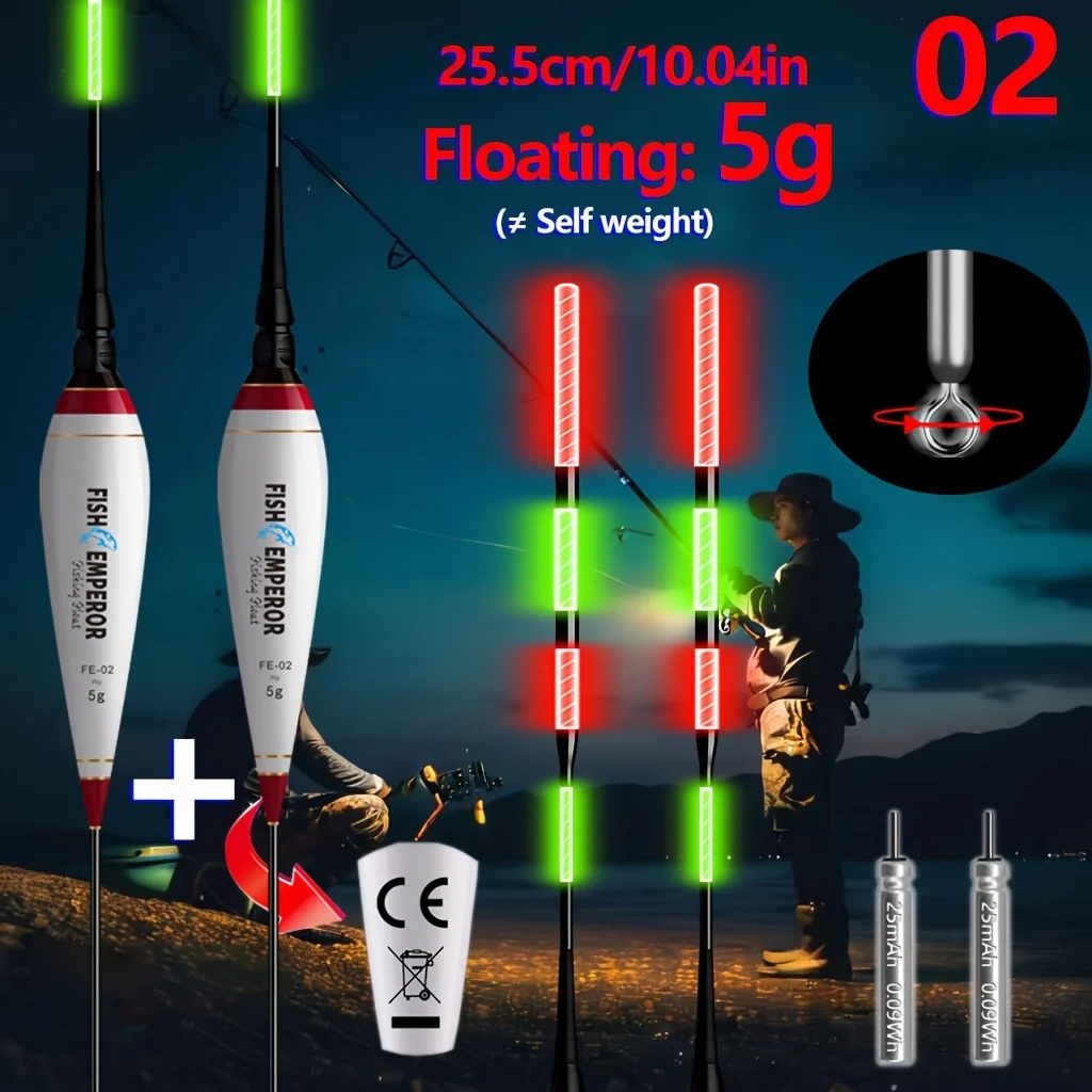 Flotador electrónico nocturno Bite Float – Barra luminosa para carpfishing - imagen 4