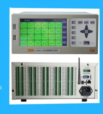 JK7000-8 Multi-channel Data Recorder, 8-channel Temperature Monitor, Voltage, Temperature and Humidity Collector