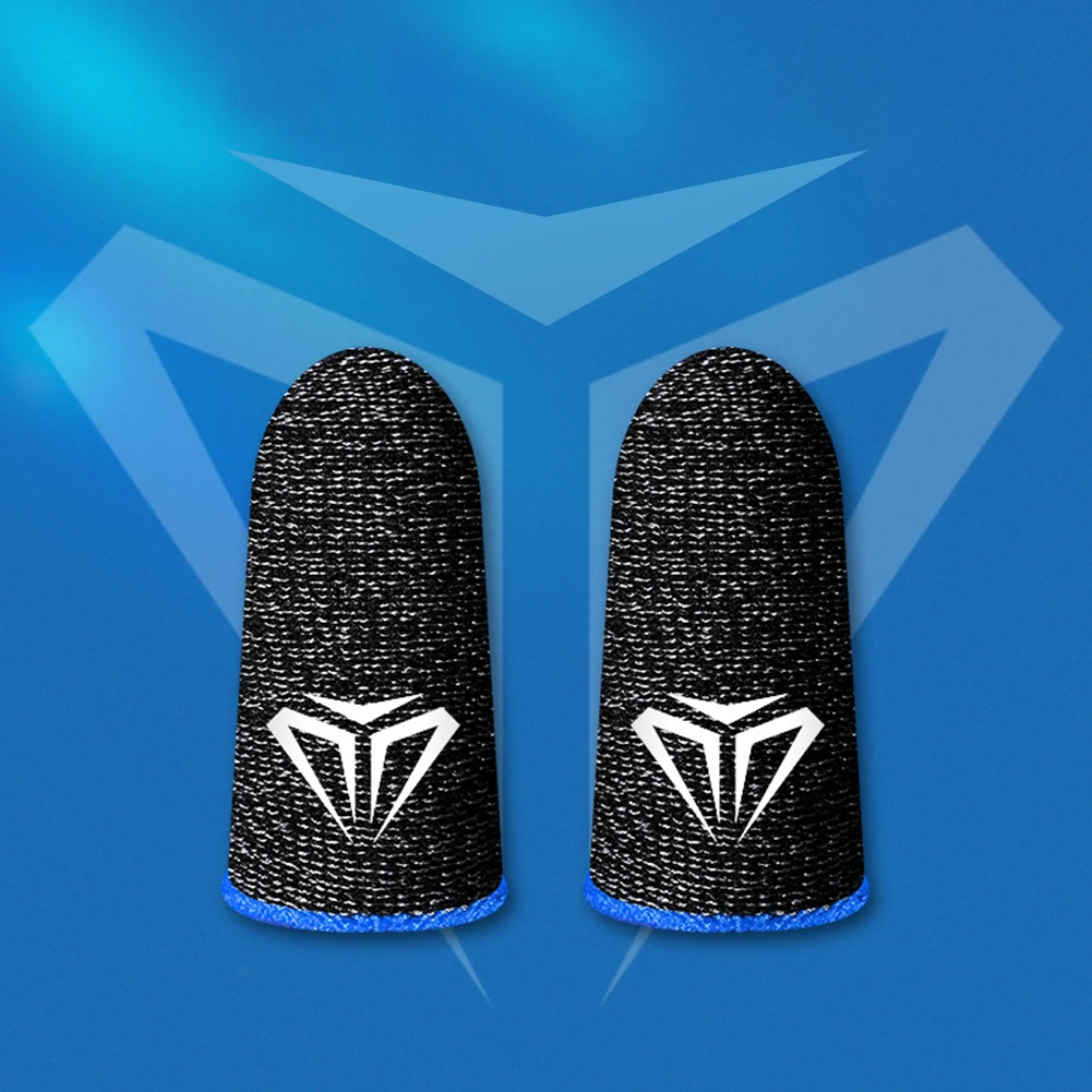 كم إصبع جيد التهوية للألعاب ، أطراف أصابع مقاومة للعرق ، غطاء الإبهام لألعاب الجوال PUBG ، زوج واحد #2