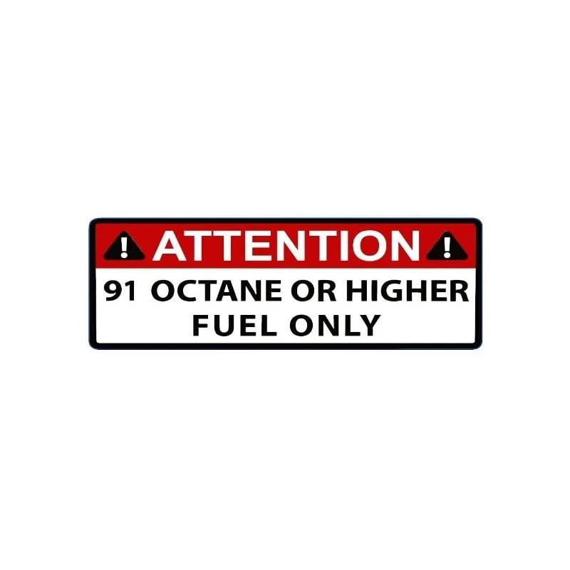 Pegatinas de advertencia para coche Kramer 91 Octane o Only más superior, pegatina de vinilo, etiqueta de puerta de Gas de alto rendimiento, 15cm, PVC KK