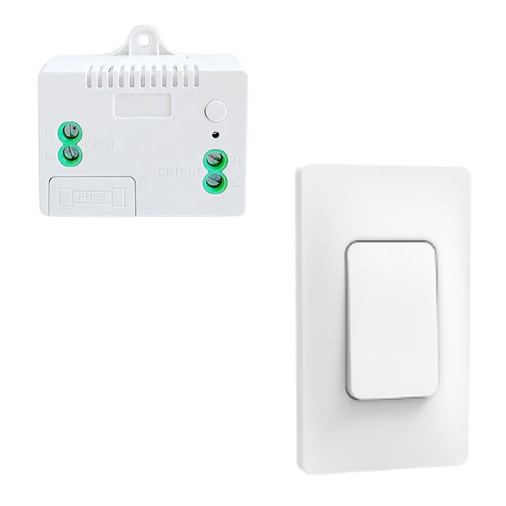 Wireless Switch Self-powered RF433MHz Remote Control U.S. regulations NO Battery 1 gang Home Light Switch