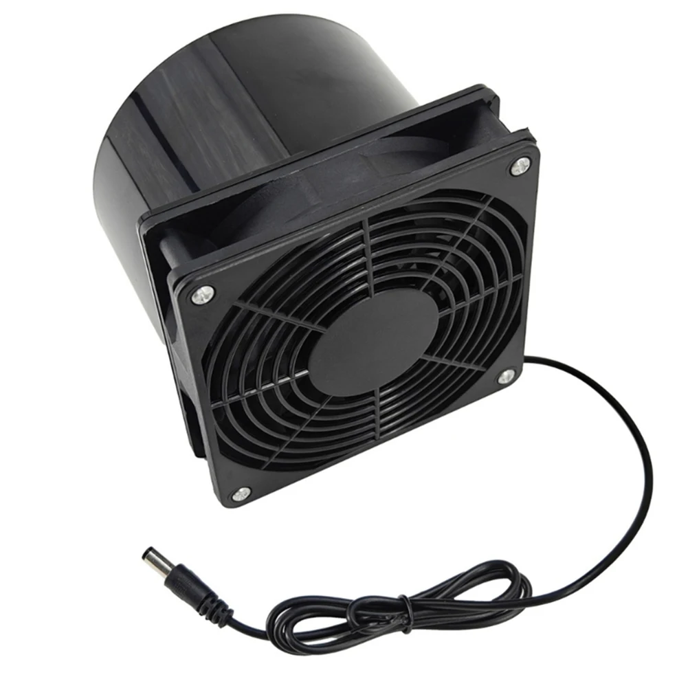 Air Circulation Solution 12V Duct Flange Exhaust Fan for Kitchens Bathrooms and Pet Houses Solar Panel Compatible