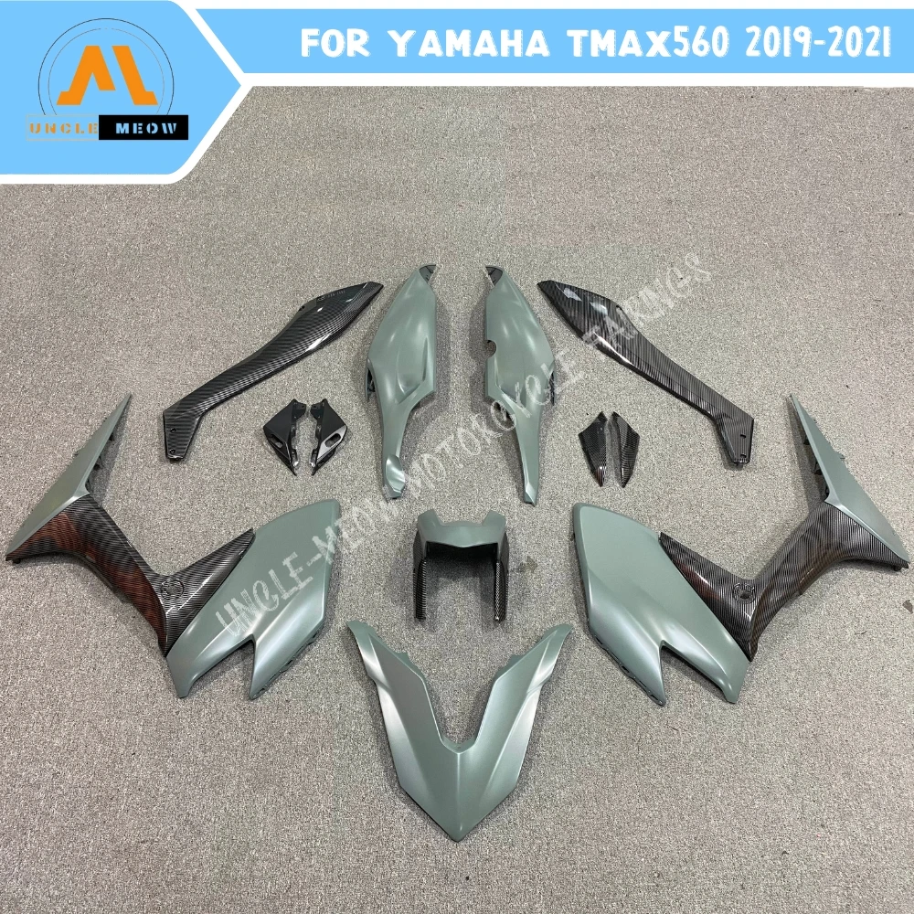 Customizable Motorcycle Fairing Kit High Quality ABS Plastics Fits YAMAHA TMAX560 2019 2020 2021 Bodywork Set Carbon Fiber