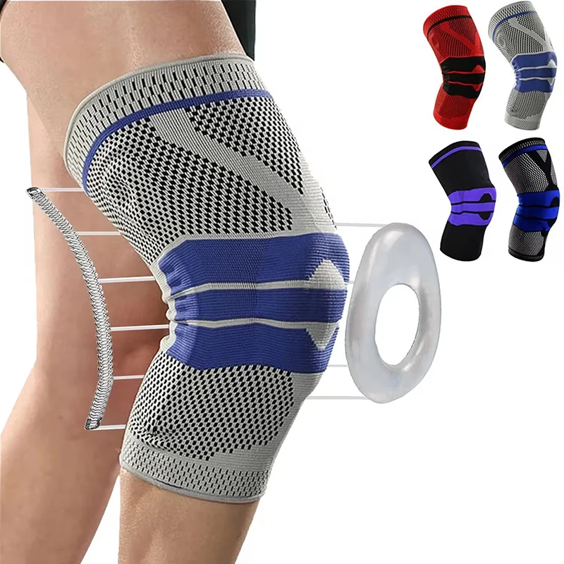 Hinged Sports Pads Elastic Support For Patellar Tendon And Meniscus Injuries Basketball Volleyball Rugby Kneepad Joint Protector