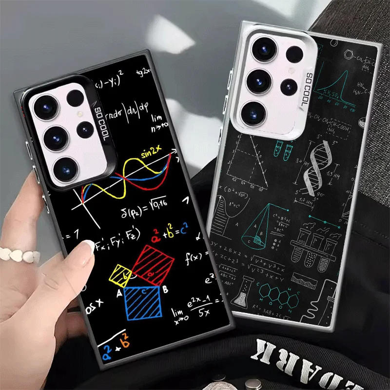 Physics Chemical Mathematics Shockproof Phone Case for Samsung Galaxy S26 Edge S25 Ultra S24 FE S23 Plus S21 Cover Anti Fall Fun