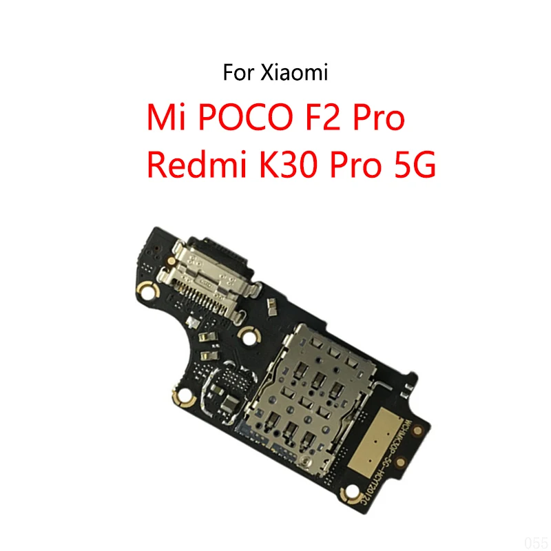 USB Charging Dock Port Socket Jack Plug Connector Charge Board Flex Cable For Xiaomi Redmi K30 Pro 5G / Mi POCO F2 Pro