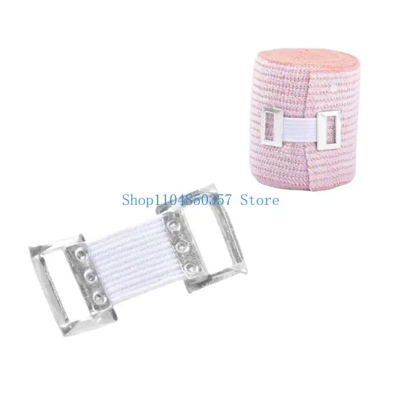 

5asd 100 Pcs Elastic Bandage Clips Stretch Metal Clip Elastic Aluminum Bandage Clips