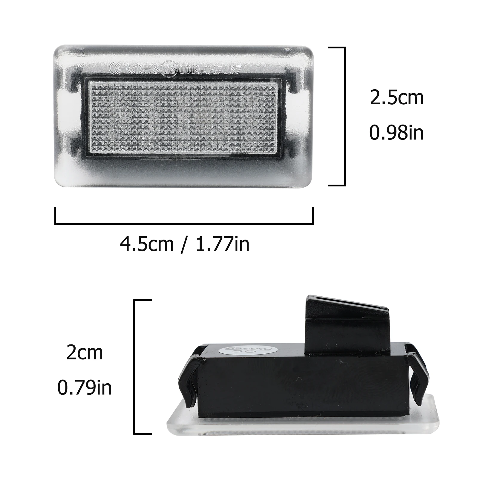 For Tesla Model 3 Y S X White Footwell Light Welcome Open Door Glove Box Trunk Boot Interior Luggage Bulbs Blue Led 2Pcs