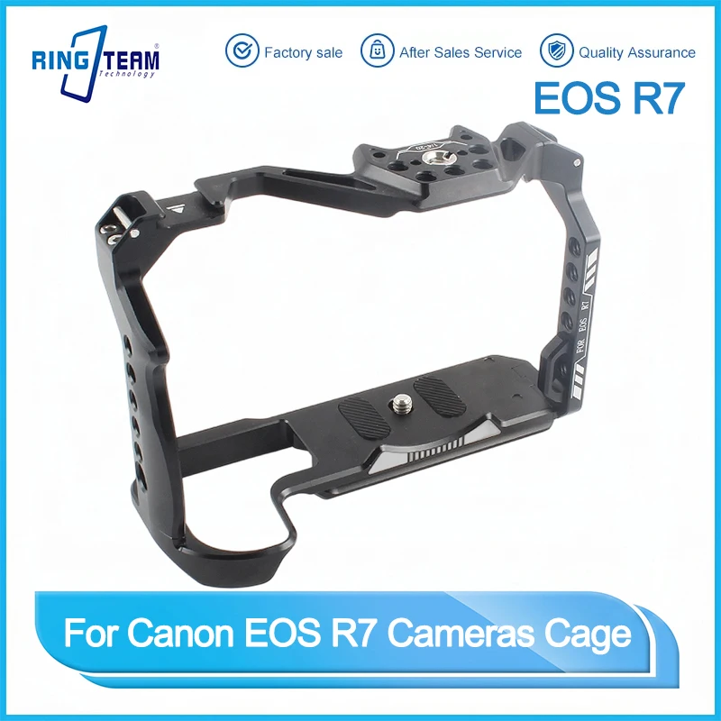 

Protective Expansion Cage for Canon EOS R7 DSLR Camera with Horizontal Vertical Switch Shooting Accessory