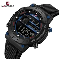 NAVIFORCE NF9241T Sport Casual Watch Luminous Display Chronograph Digital Clock Water Resistant Business Timepiece Watch