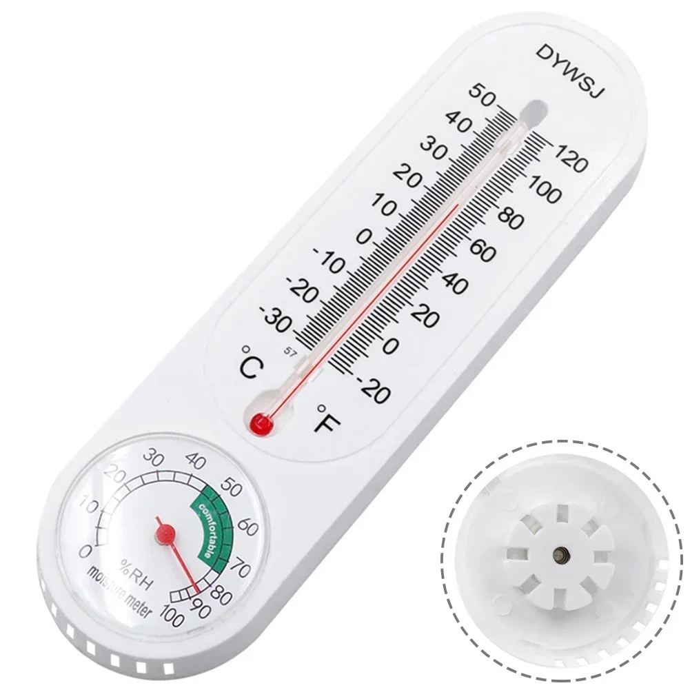 Wall Thermometer Indoor Outdoor Hang Large Wall Analog Patio Thermometer Mounting Bracket Temperature Reader Tools Accessories