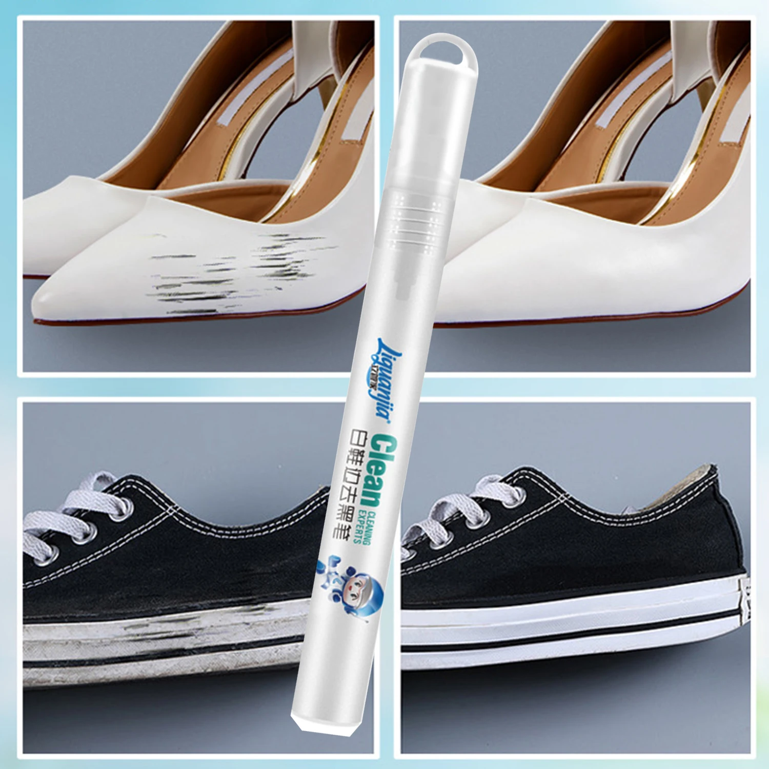 Stylo de Retrait de Chaussures SAF, Imperméable, Réparation de Baskets, Document Complémentaire, Blanc, Jaune, Livres de Blanchiment, 1 Pièce