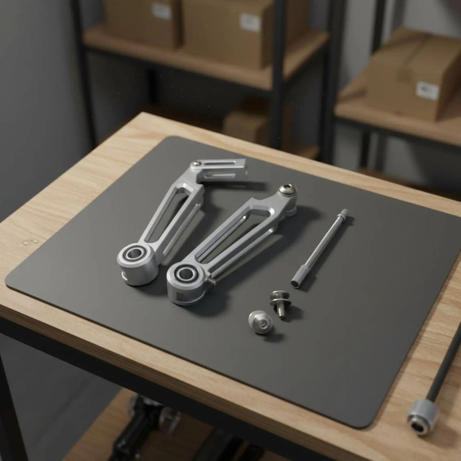 

Линейный тормоз для складного велосипеда с регулируемым натяжением троса, удлиненный, износостойкие колодки, обработка на ЧПУ