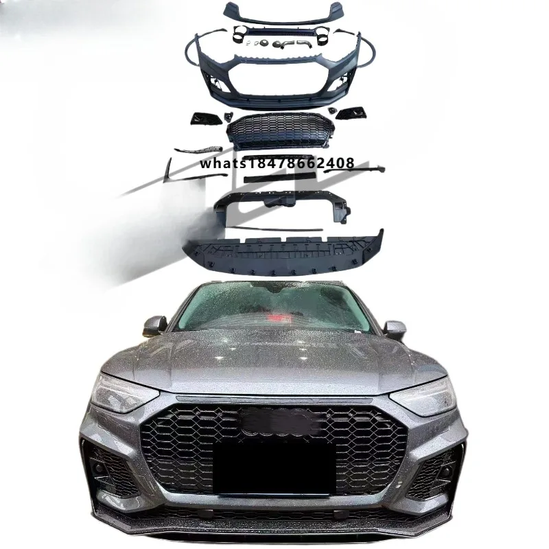 

Wholesale Car Parts Front Bumper Body Kit for Q5/Q5L Modified RSQ5 Car Bumper Body Kits Front Bumper Assembly with Grill