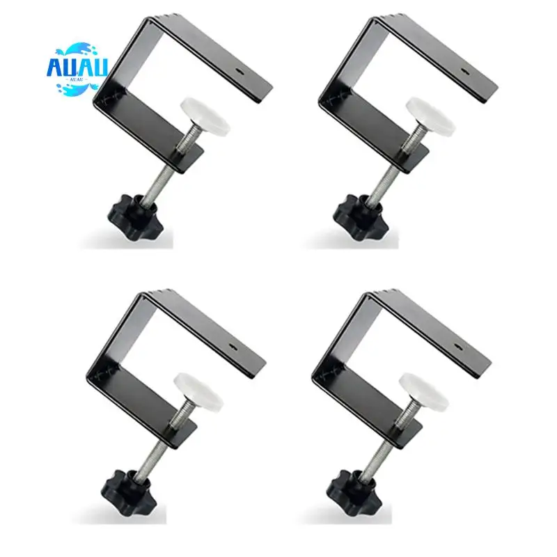 

AUAU-4Piece Drawer Fixing Clip Drawer Front Installation Clamp Cold-Rolled Steel Clamp Black For Woodworking,For Tables Desk Mou