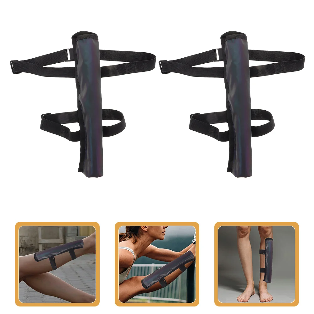 

Светоотражающая сумка для хранения вентилятора тай-чи, 2 шт., безопасная сумка для вентилятора с креплением на ногу для тренировок кунг-фу, портативная гибкость упражнений