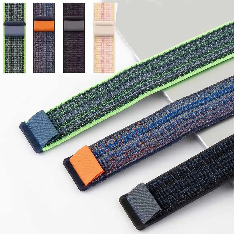 Nylon Sport Strap for Apple Watch Band 49mm for Nikの Loop Bracelet iWatch S10 9 8 7 6 5 4 3 se2 Ultra 2 46mm 45mm 44mm 41mm 42mm