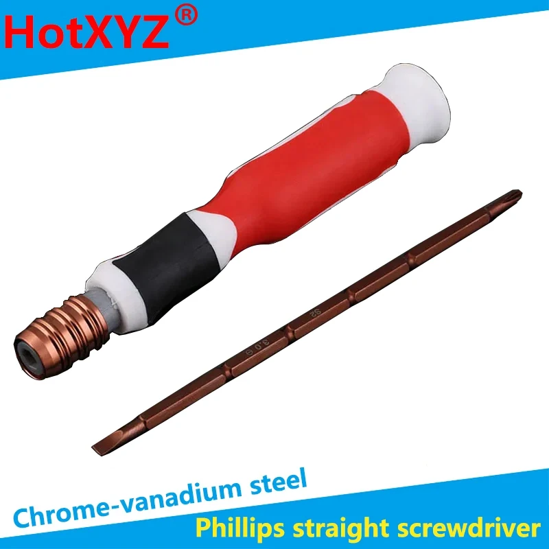 Screwdriver Super Hard S2 Steel Strong Magnet Cross Straight Screwdriver 3MM