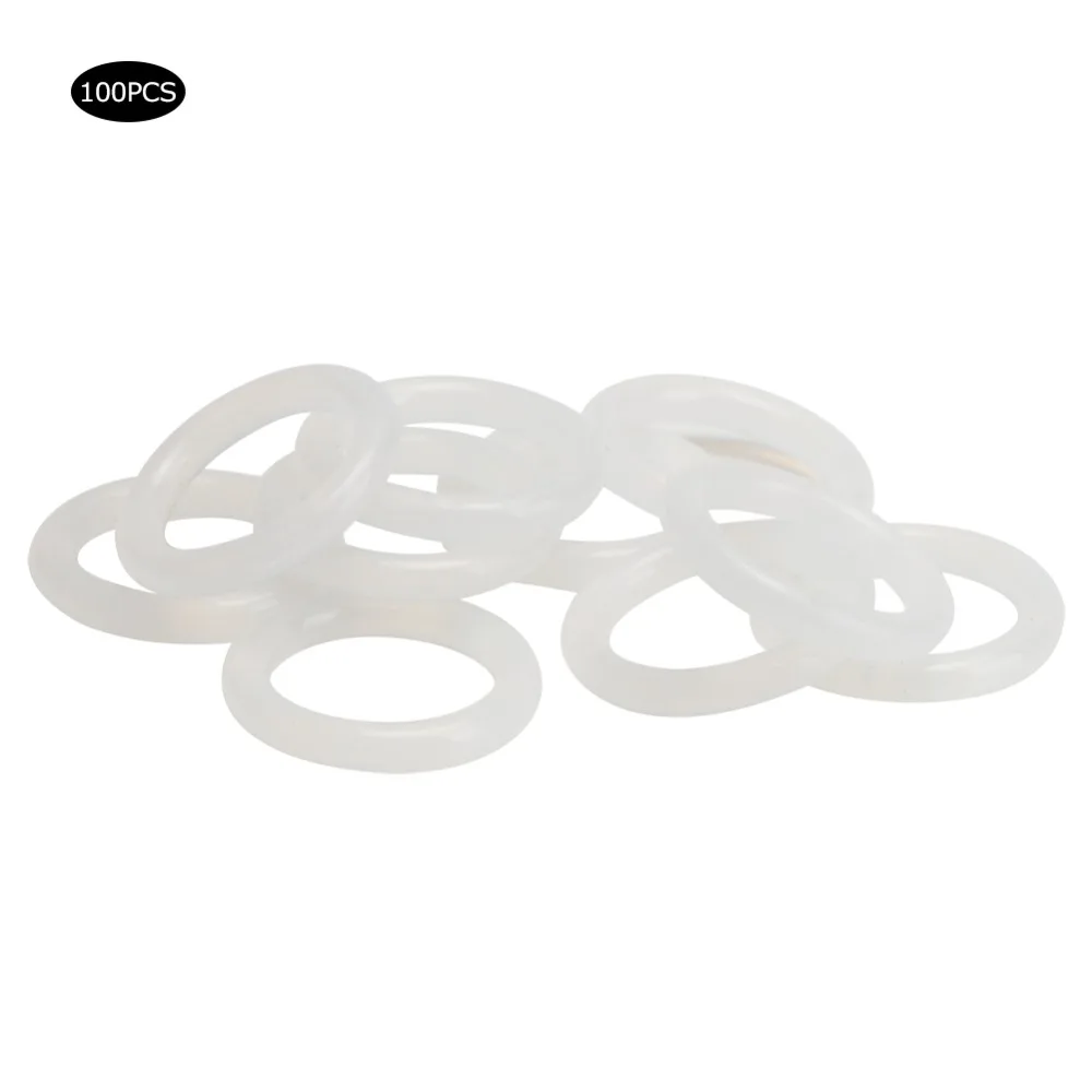 100pcs Durable Durable Silicone O Ring Waterproof Universal Sealing Washer Coffee Machine Gasket Espresso Brewing