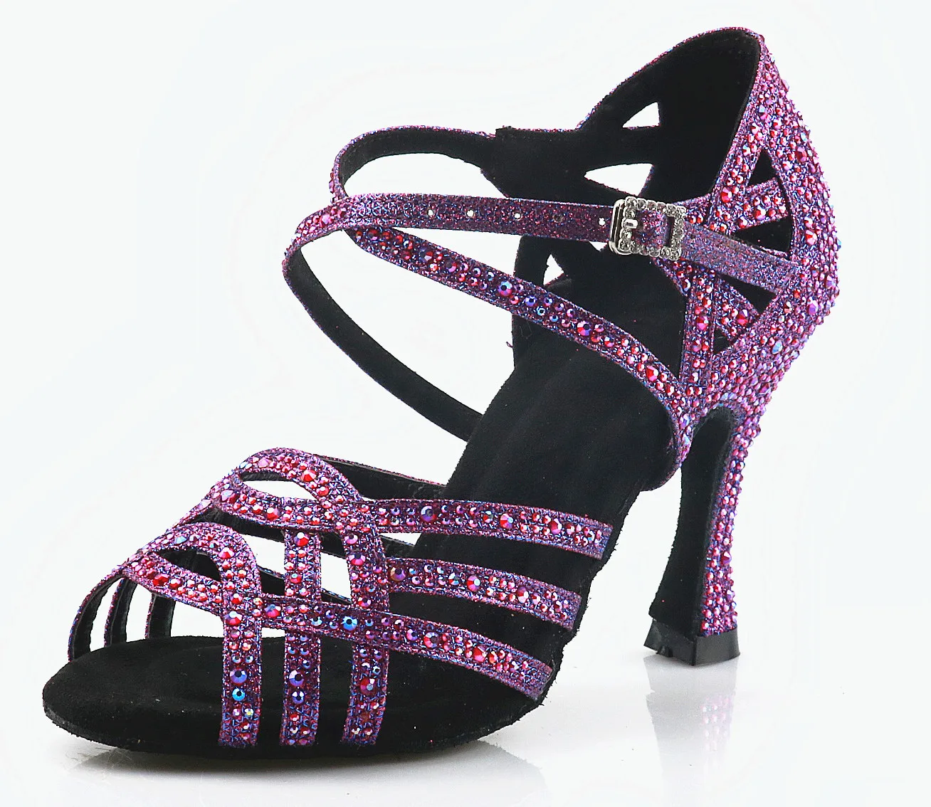 

Foreign trade hot sale dark skin tone latin shoes ladies high heels dancing shoes indoor soft sole professional