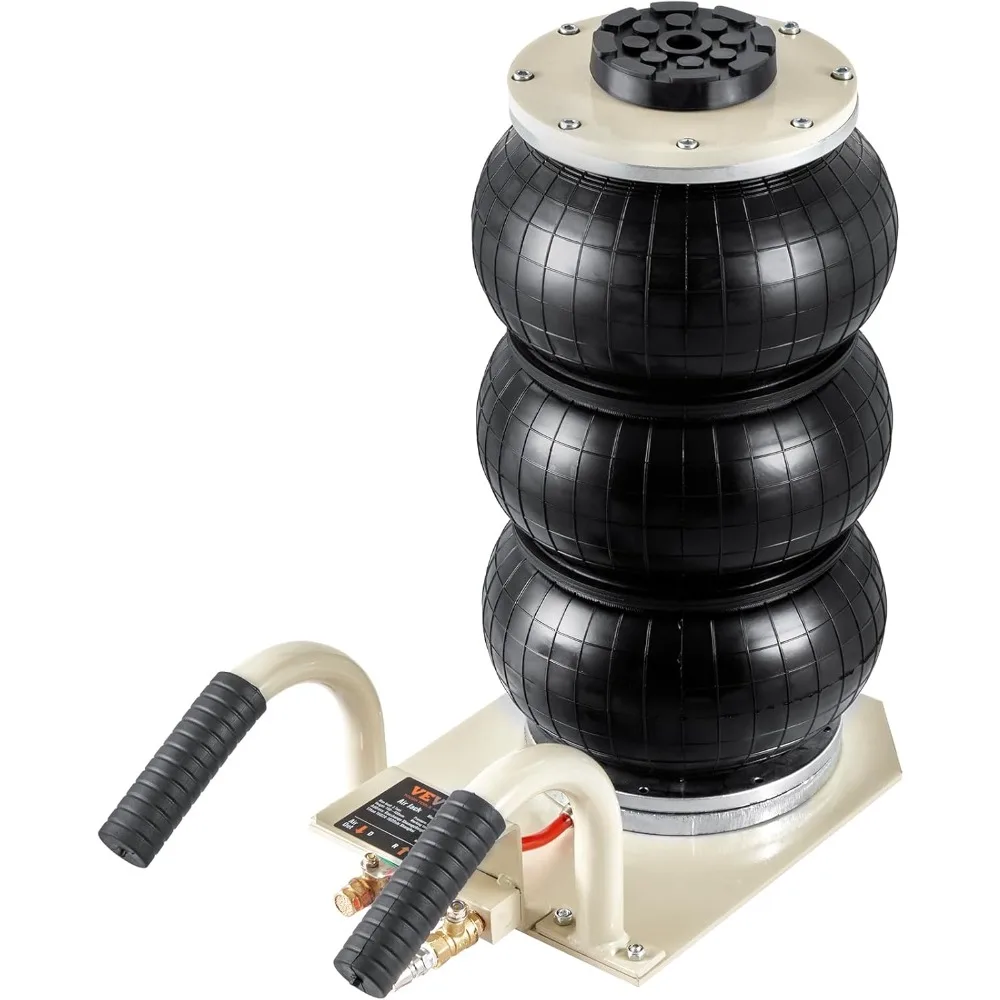 

Triple Bag Air Jack with Six Steel Pipes, 3 Ton Capacity, Lifts Up to 17.7 inches in 3-5 Seconds
