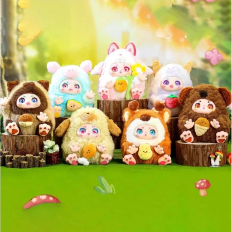 In Stock Qimeng Food Wilderness Return Series Plush Blind Box Doll Cute Trendy Toy Doll Handmade Female Birthday Gift