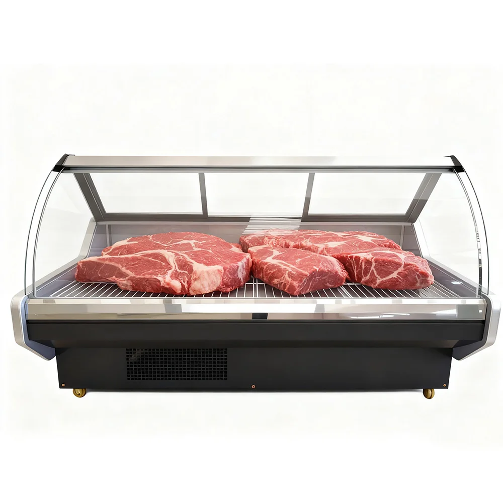Supermarket Fresh Meat Preservation Refrigerated Cooked Food Preservation Display Cabinetpromote sales