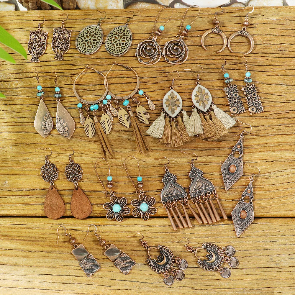 Vintage Boho Geometrische Trop – Indian Wedding Supply Bewertung und Preis