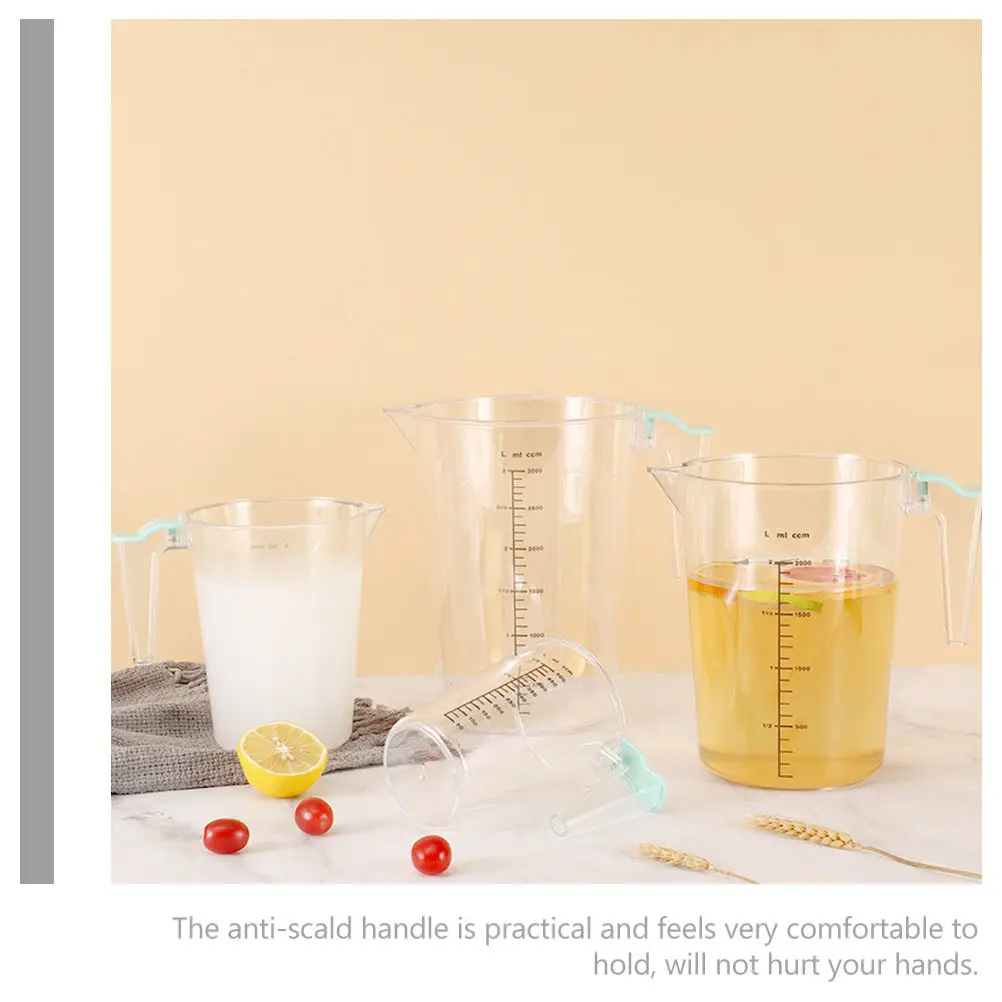 

Measuring Cup Household Acrylic Mixing Cup Baking Milk Coffee Container with Scale Milk Container