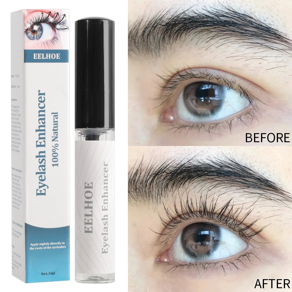 Huile essentielle pour la croissance des cils, rehausseur rapide de cils, plus long et plus complet, cils, rehausseur de sourcils, soins de maquillage