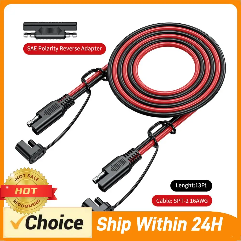 

Battery Charging Cable SAE To SAE 12V-36V Quick Disconnect Extension Cable 16AWG Quick Connect Harness Plug Wire Connector Cable