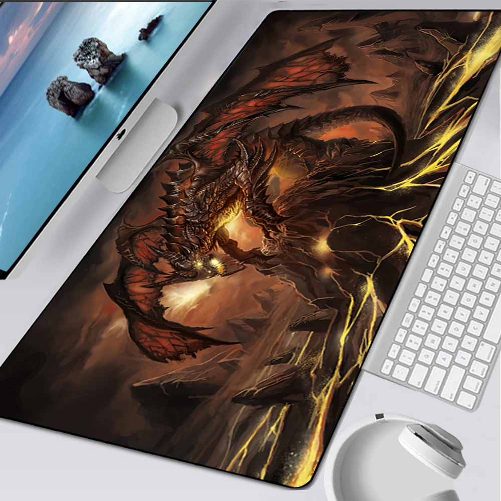 World of Warcraft Deathwing Neltharion Large Gaming Mouse Pad Computer Mousepad PC Gamer Mouse Mat Laptop Keyboard Mat Desk Pad