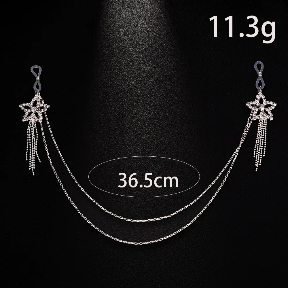 Stonefans Fashion Tassel Nipple Chain Jewelry Non Piercing Women Sexy Dress New Crysatl Star Chest Body Chain Festival Lingerie